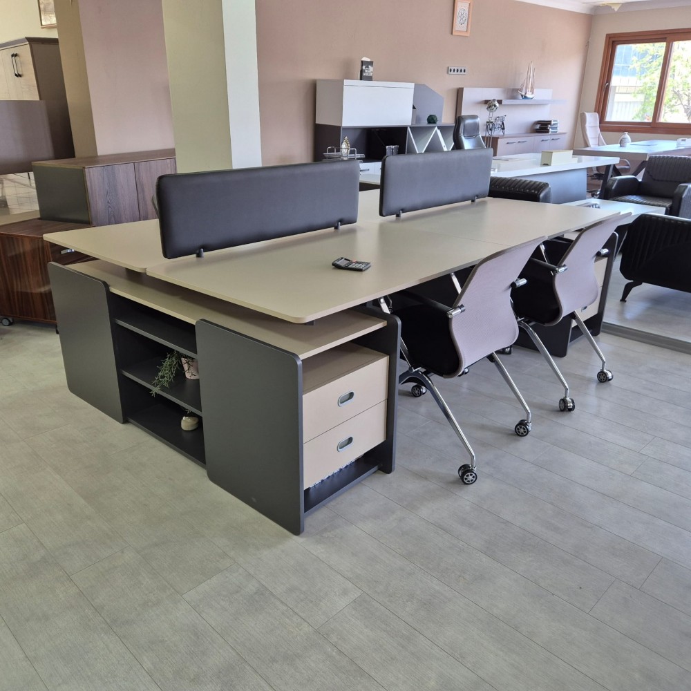 Katar Für Vier Person Schreibtisch Workstation