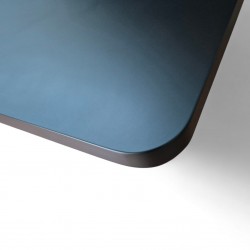 Großer, Schwarz Lackierter Besprechungstisch Für 20 Personen