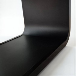 Großer, Schwarz Lackierter Besprechungstisch Für 20 Personen