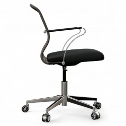 Ergonomischer Besprechungsstuhl Mit Metallrahmen 