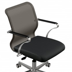 Ergonomischer Besprechungsstuhl Mit Metallrahmen 