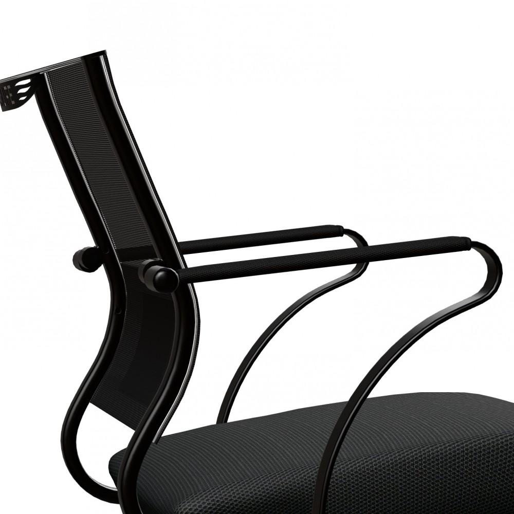 Ergonomischer Besprechungsstuhl Mit Metallrahmen Und 4 Rollen