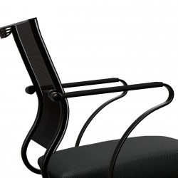 Ergonomischer Besprechungsstuhl Mit Metallrahmen Und 4 Rollen