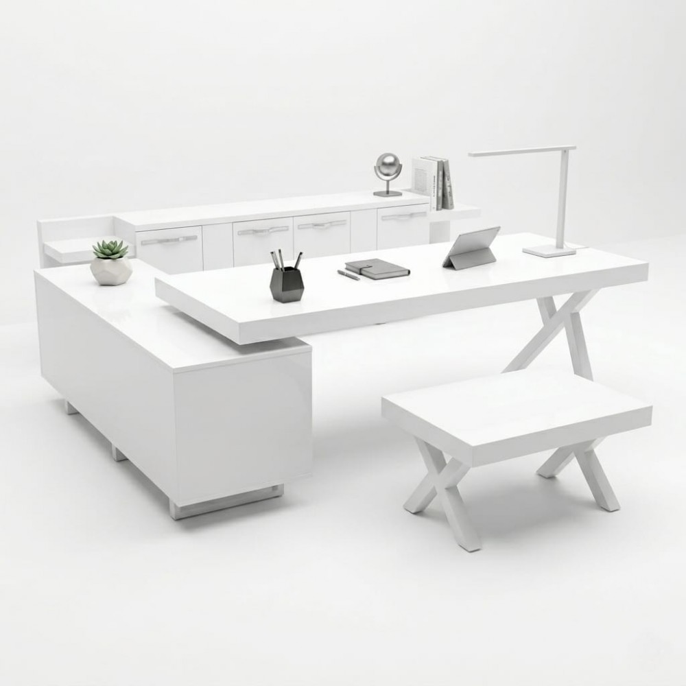 Biroul Executiv Alb Birou S Class Mare