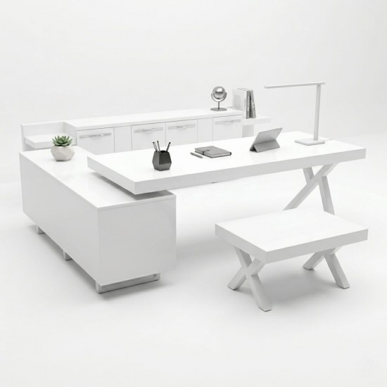 Исполнительный Офис Белого Стола S Class Большой
