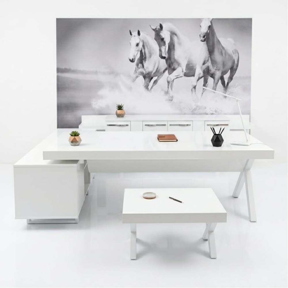 Biroul Executiv Alb Birou S Class Mare