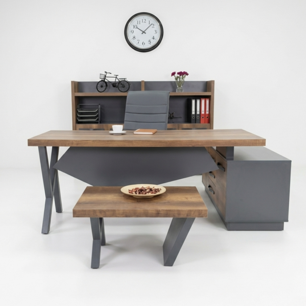 Istanbul Office Manager Tabelle Elegant - Barock Anthrazit