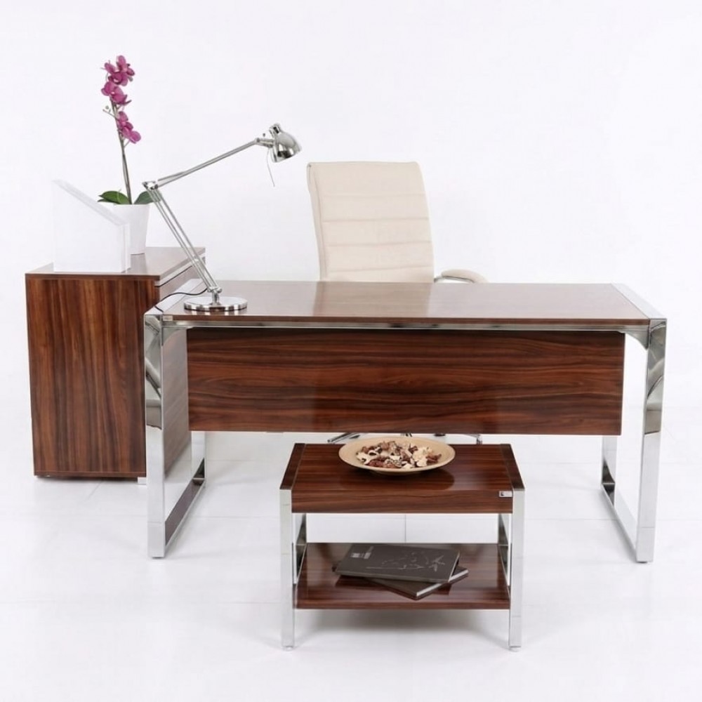 Стамбул Office Desk Staff Team High Gloss Walnut