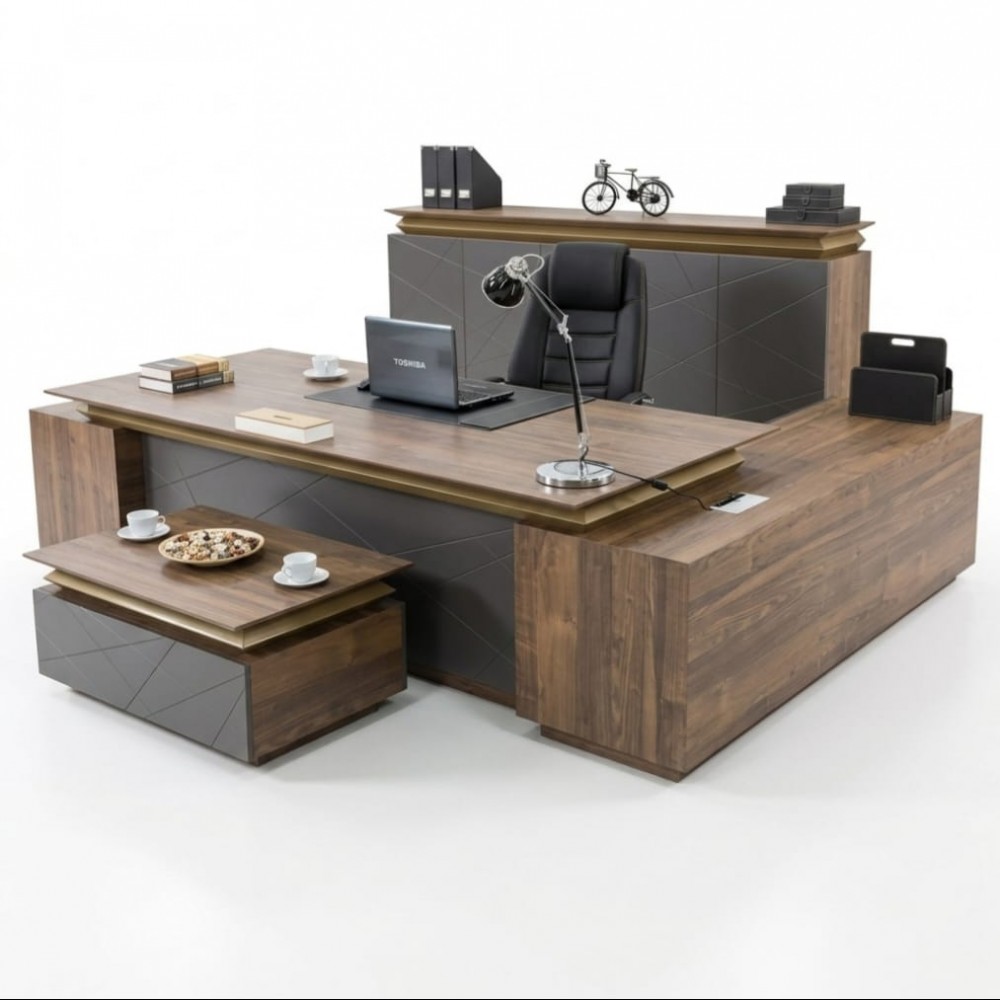 İmza Vip Makam Takımı Ceviz ve Lake