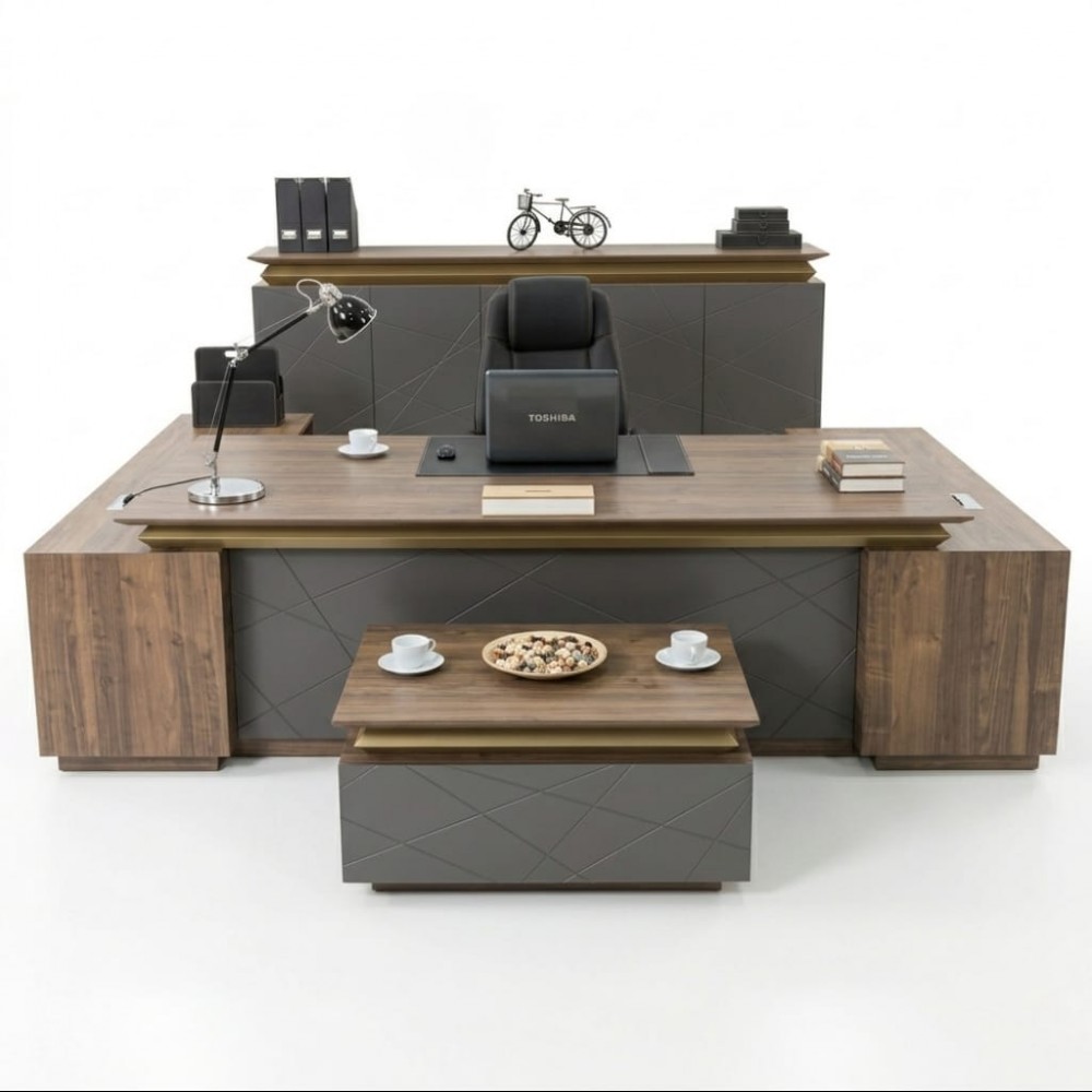 İmza Vip Makam Takımı Ceviz ve Lake