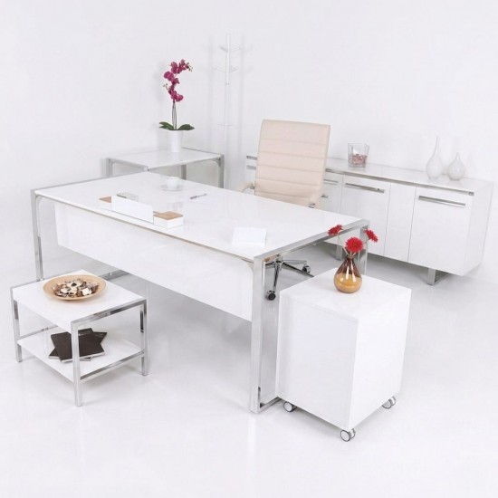 Apple, Istanbul Office Desk Исполнительный Офис Hg. Белый