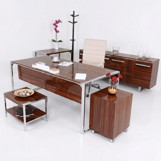 Apple, Istanbul Office Desk Исполнительный Офис Hg. Грецкий Орех