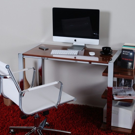 Este Çalışma Masası (Raf Sayısı Bir Adettir)