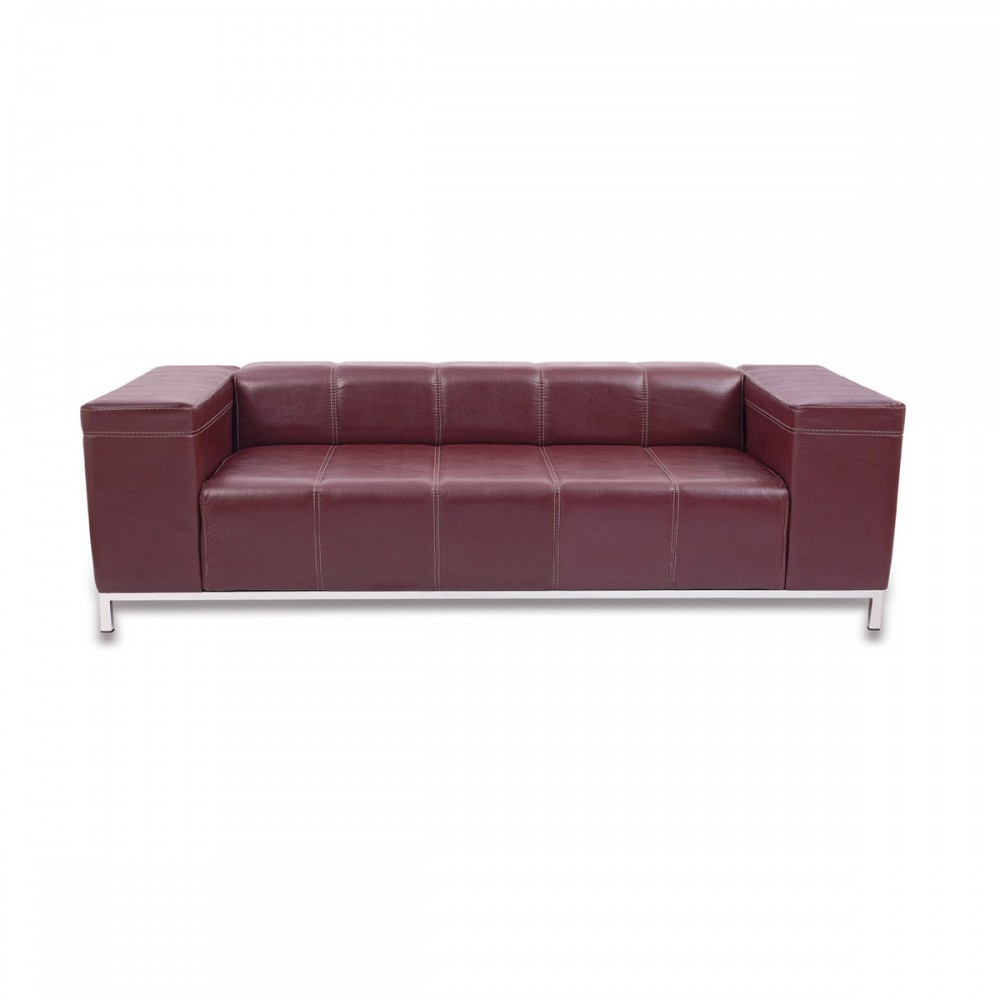 Triple-Seater Sofa Polizei Chrome