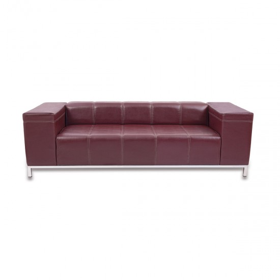 Triple-Seater Sofa Polizei Chrome